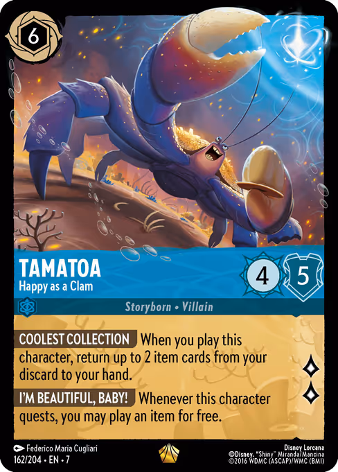 Tamatoa - Happy as a Clam 162/204