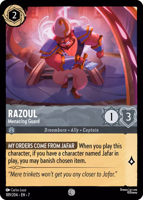 Razoul - Menacing Guard 189/204
