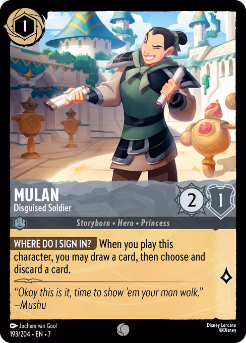 Mulan - Disguised Soldier 193/204