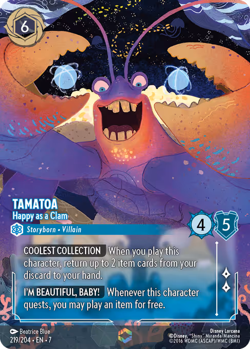 Tamatoa - Happy as a Clam 219/204
