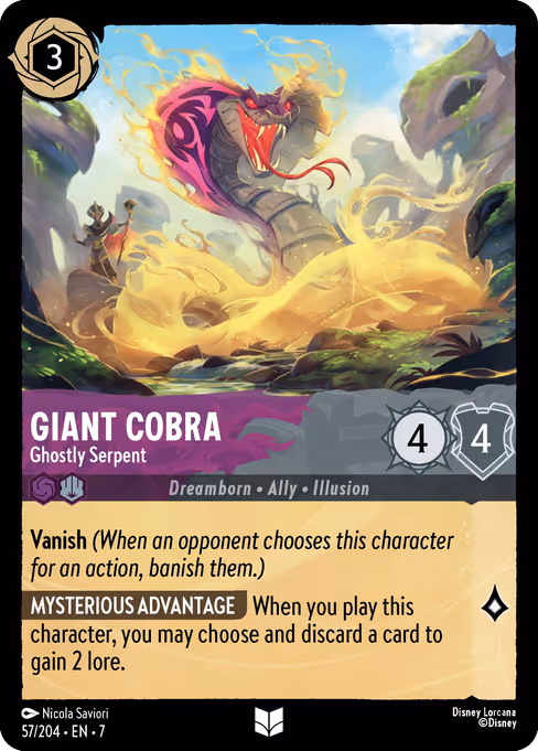 Giant Cobra - Ghostly Serpent 57/204