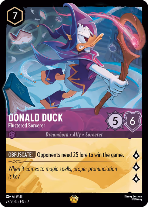 Donald Duck - Flustered Sorcerer 73/204