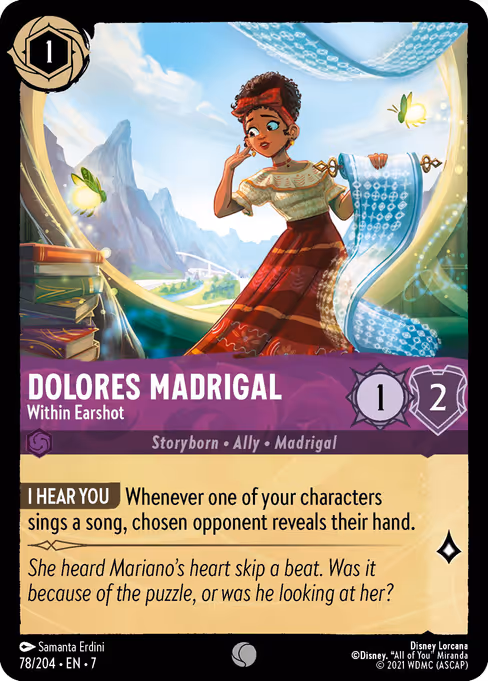 Dolores Madrigal - Within Earshot 78/204