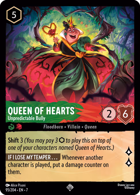 Queen of Hearts - Unpredictable Bully 95/204