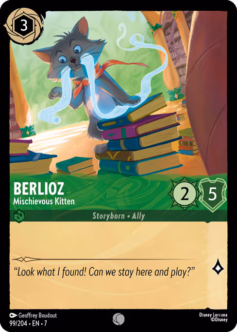 Berlioz - Mischievous Kitten 99/204