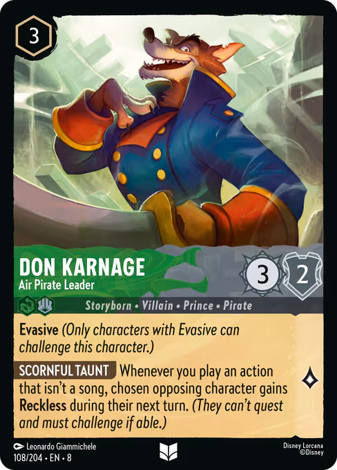 Don Karnage - Air Pirate Leader 108/204