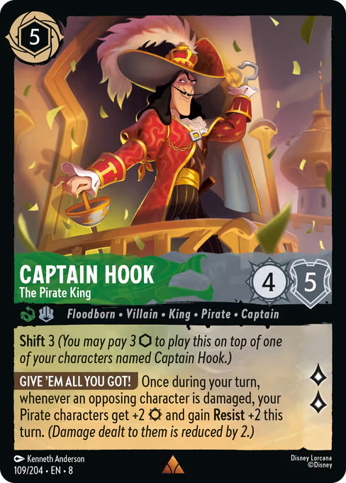 Captain Hook - The Pirate King 109/204