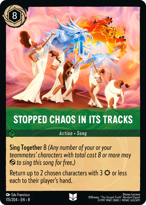 Stopped Chaos in Its Tracks 115/204