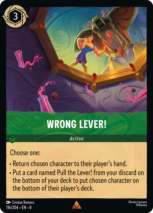 Wrong Lever! 116/204