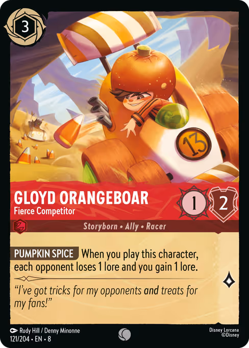 Gloyd Orangeboar - Fierce Competitor 121/204