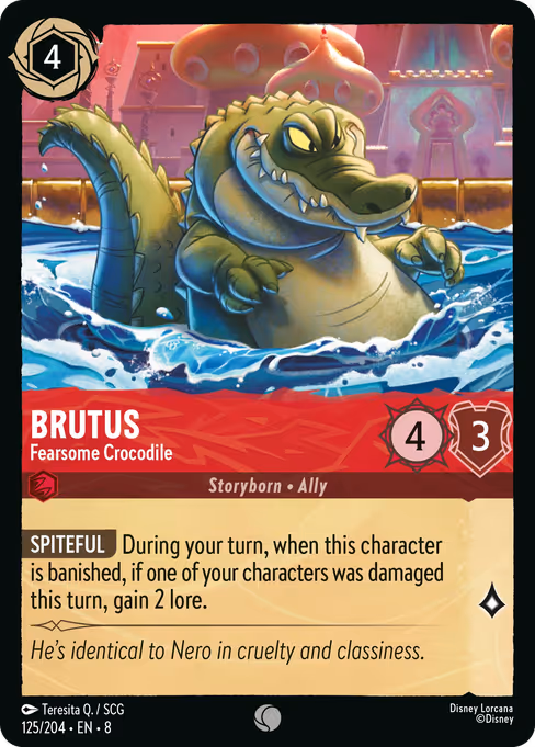 Brutus - Fearsome Crocodile 125/204
