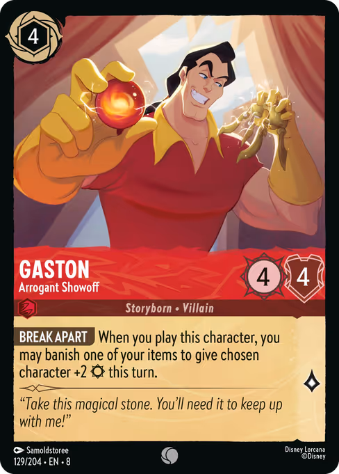 Gaston - Arrogant Showoff 129/204