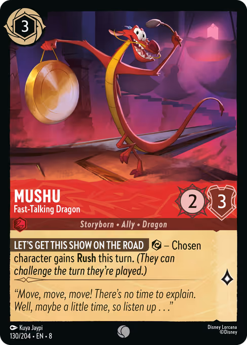 Mushu - Fast-Talking Dragon 130/204