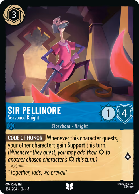 Sir Pellinore - Seasoned Knight 154/204