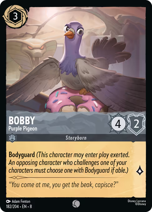 Bobby - Purple Pigeon 182/204