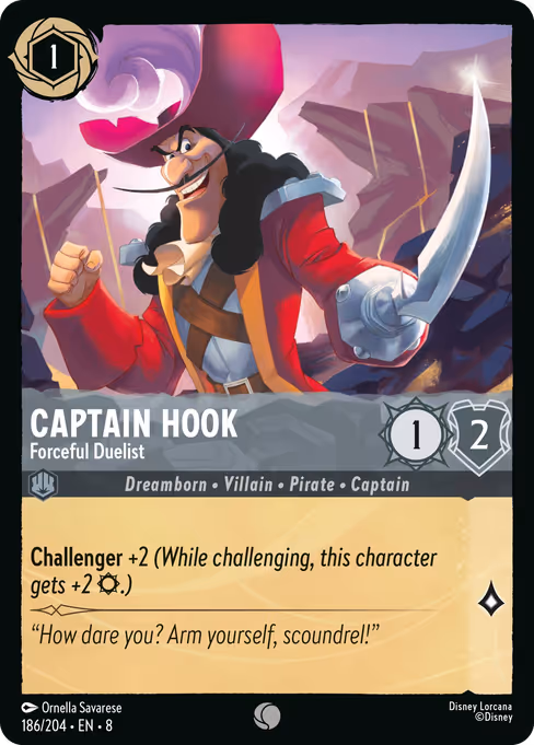Captain Hook - Forceful Duelist 186/204