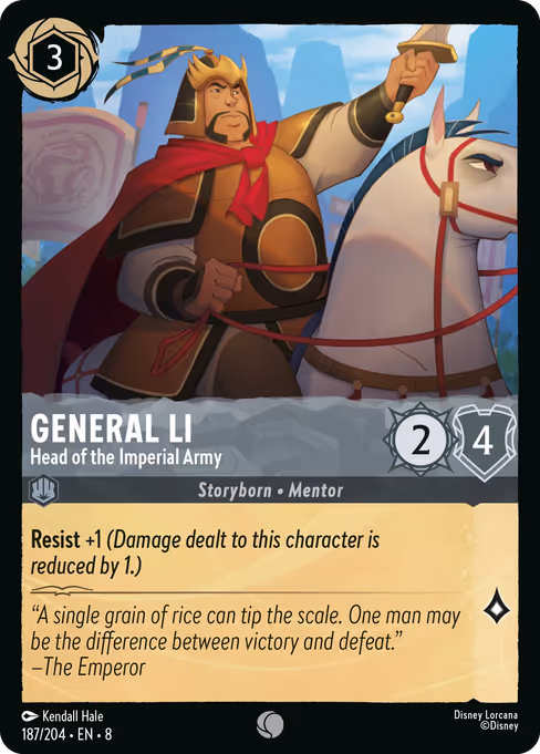 General Li - Head of the Imperial Army 187/204