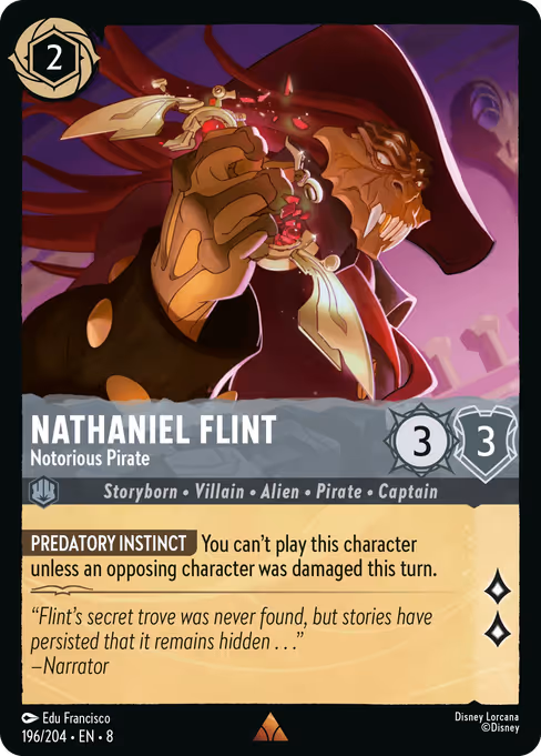 Nathaniel Flint - Notorious Pirate 196/204