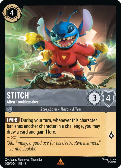 Stitch - Alien Troublemaker 200/204