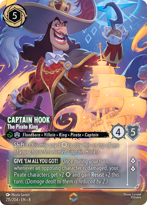 Captain Hook - The Pirate King 215/204