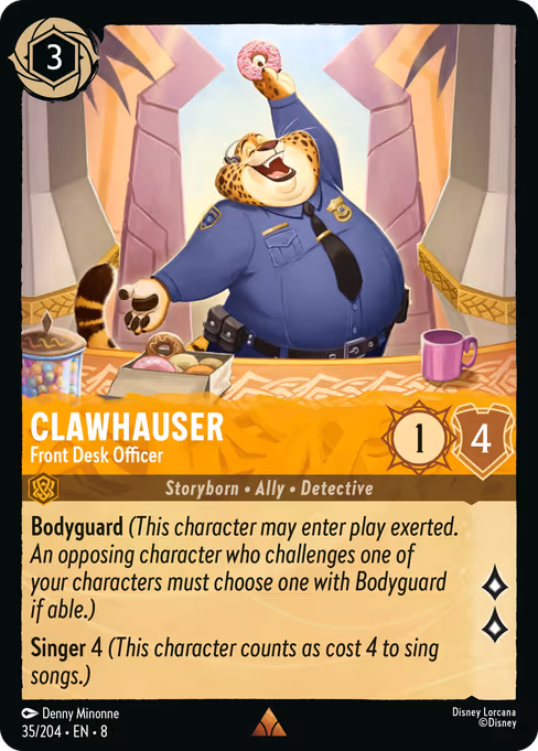 Clawhauser - Front Desk Officer 35/204