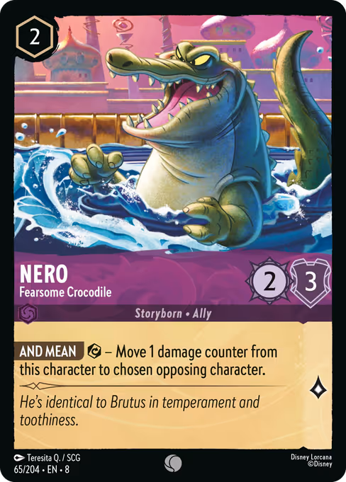 Nero - Fearsome Crocodile 65/204