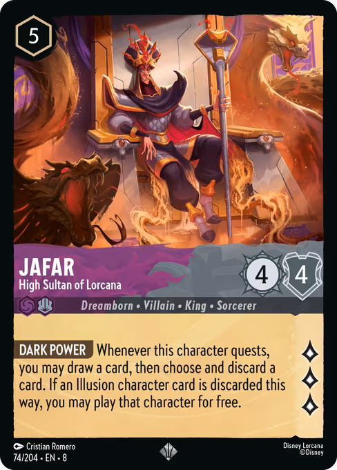 Jafar - High Sultan of Lorcana 74/204