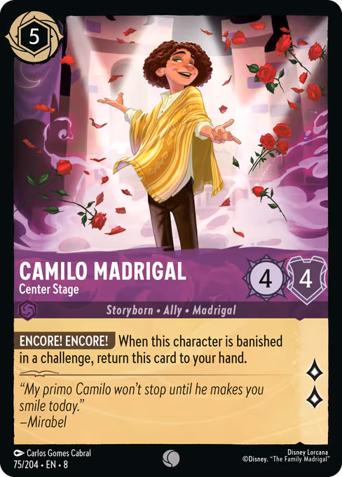 Camilo Madrigal - Center Stage 75/204