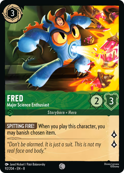 Fred - Major Science Enthusiast 92/204