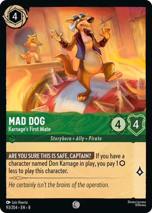 Mad Dog - Karnage's First Mate 93/204