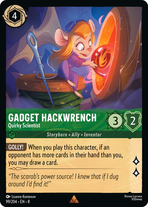 Gadget Hackwrench - Quirky Scientist 99/204