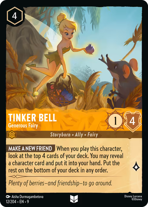Tinker Bell - Generous Fairy 12/204