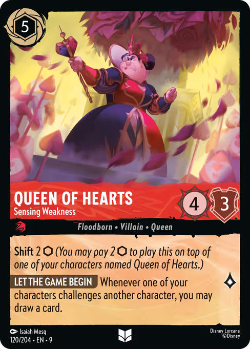 Queen of Hearts - Sensing Weakness 120/204