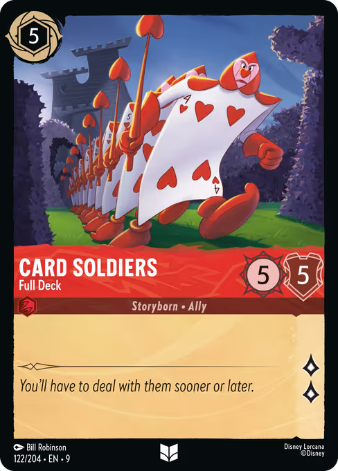Card Soldiers - Full Deck 122/204