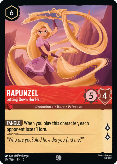Rapunzel - Letting Down Her Hair 124/204