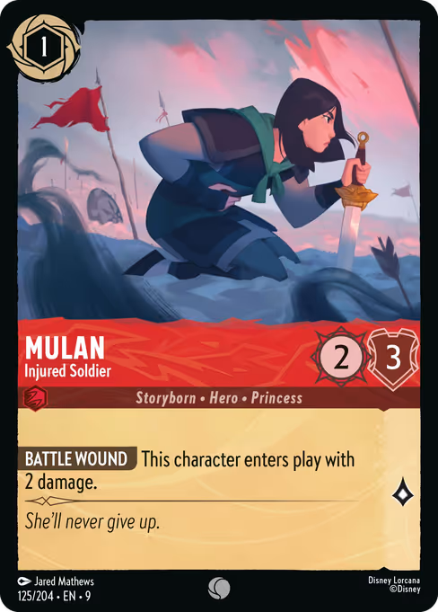 Mulan - Injured Soldier 125/204