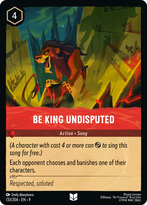 Be King Undisputed 133/204