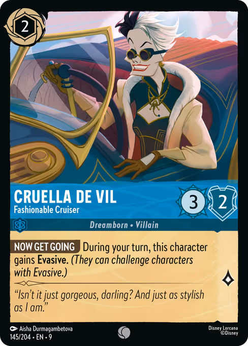 Cruella De Vil - Fashionable Cruiser 145/204