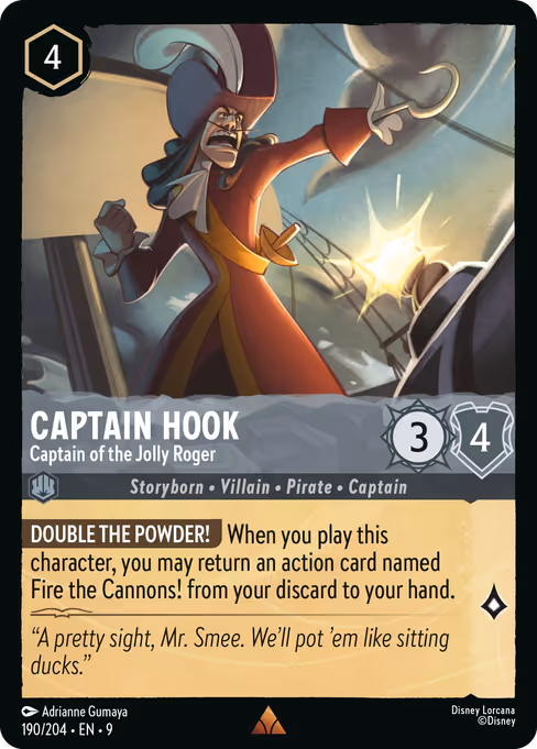 Captain Hook - Captain of the Jolly Roger 190/204