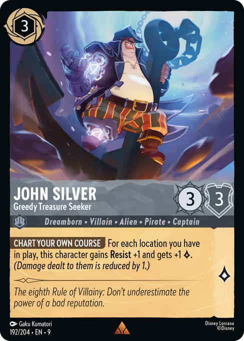 John Silver - Greedy Treasure Seeker 192/204