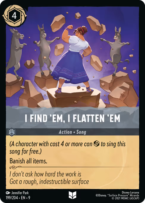 I Find 'Em, I Flatten 'Em 199/204