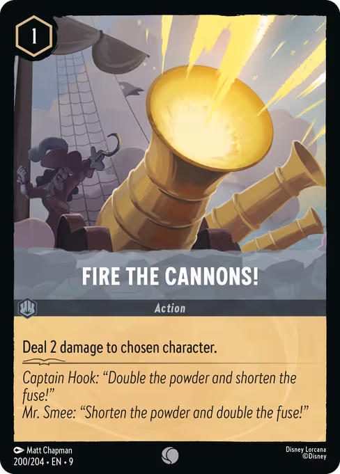 Fire the Cannons! 200/204