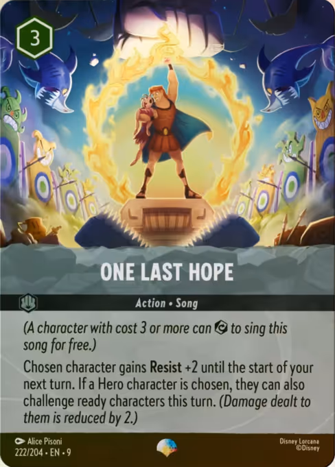 One Last Hope 222/204