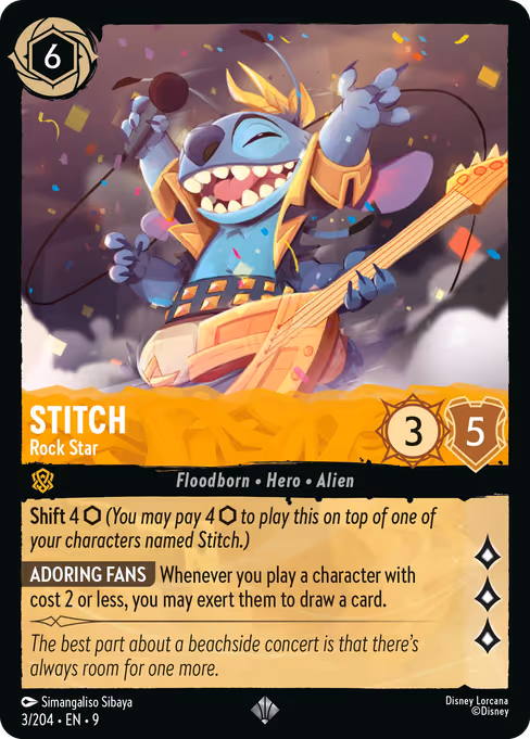Stitch - Rock Star 3/204