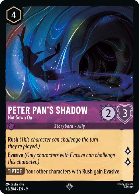 Peter Pan's Shadow - Not Sewn On 42/204
