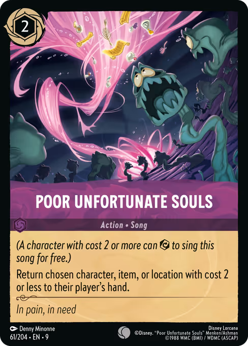 Poor Unfortunate Souls 61/204