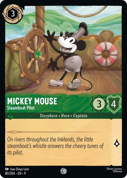 Mickey Mouse - Steamboat Pilot 80/204