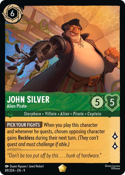John Silver - Alien Pirate 89/204