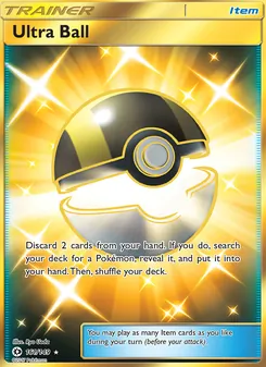 Ultra Ball 161/149, carta de Pokémon de Sol y Luna
