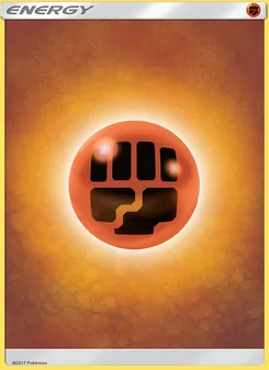Fighting Energy 169/149, carta de Pokémon de Sol y Luna